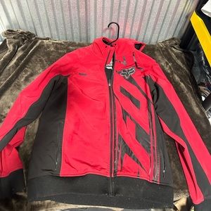 Fox tech mens hoodie